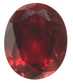 Faceted Cut Oval (Simulated Gemstone)