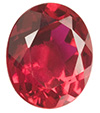 Faceted Cut Oval (Simulated Gemstone)